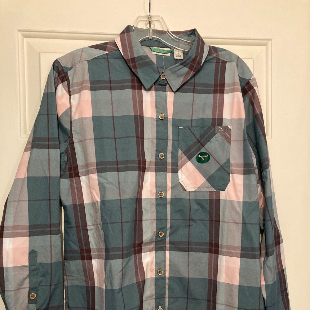 LL Bean - Sunsmart Woven L/S - W's Small - NEW!!